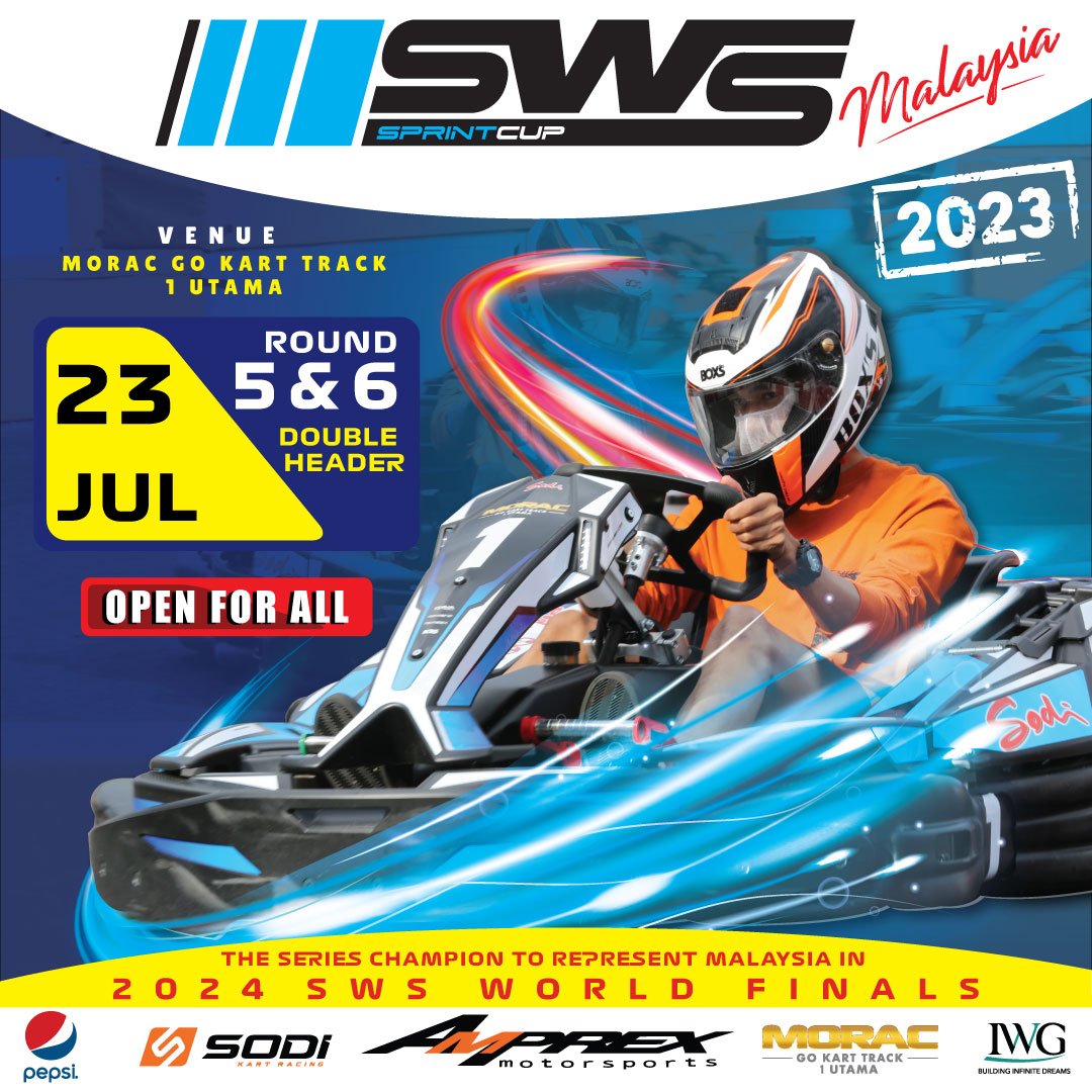 SWS Sprint Cup Malaysia 2023 Round 5&6 Double Header Poster