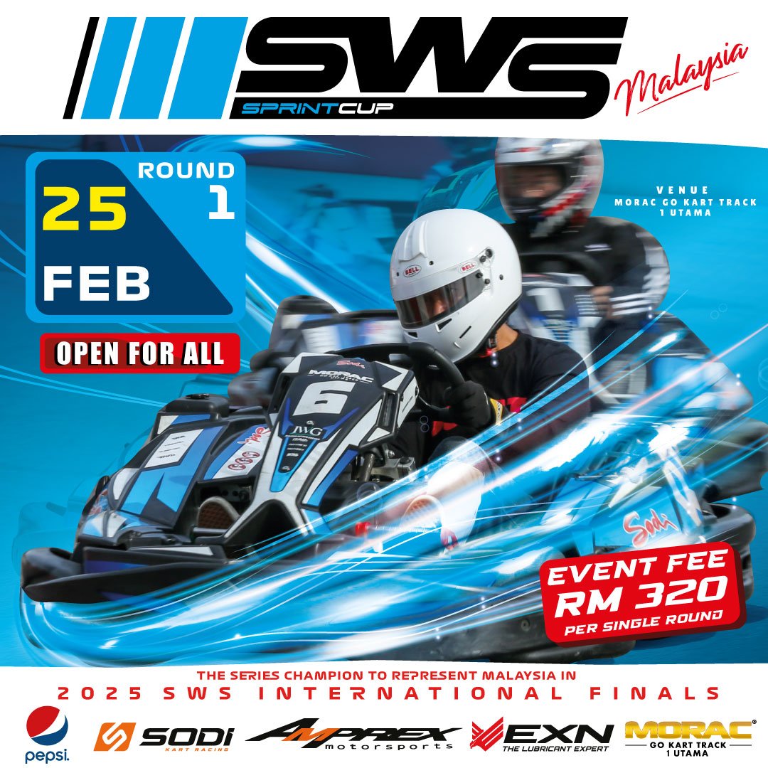 SWS Sprint Cup Malaysia 2024 Round 1 Poster