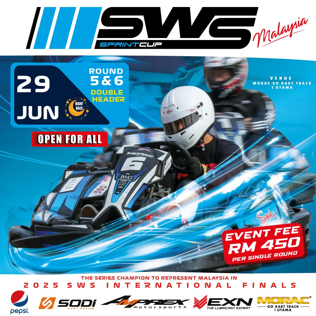SWS Sprint Cup Malaysia 2024 Round 5&6 Double Header Poster